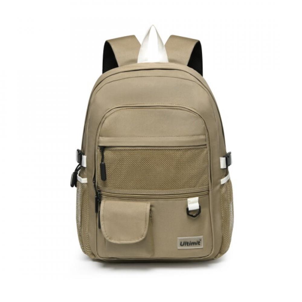 Fromheaven Unisex Simple Casual Student Backpack Mishu