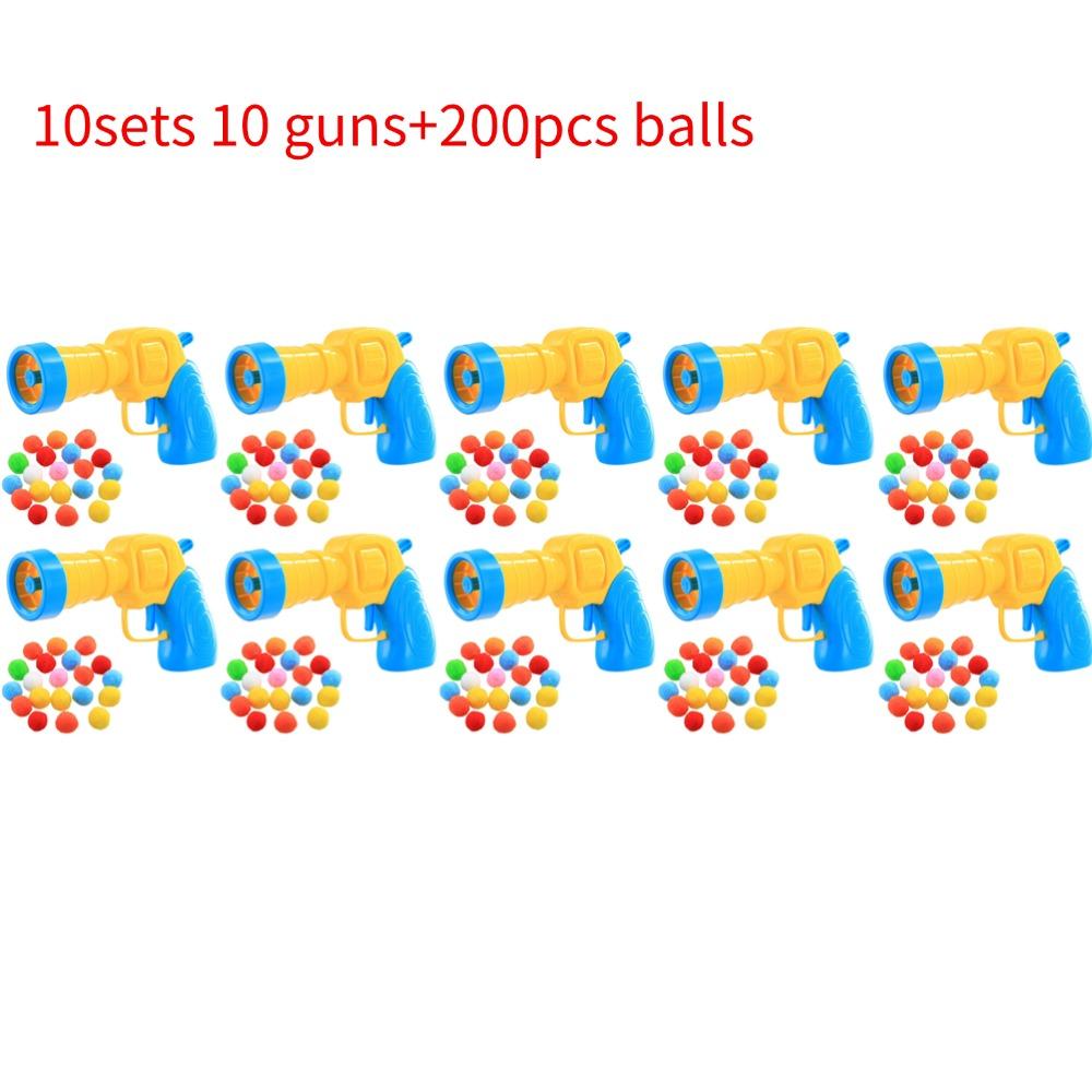 Cat Toy Gun Plush Ball Launcher for Indoor Cats Interactive Shooting Gun Quiet High Bounce Ball To Tease The Cat Pet Supplies