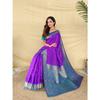 Pure soft paithani silk saree woth beautiful contrast weaving border with allover beautiful weaving and rich weaved pallu