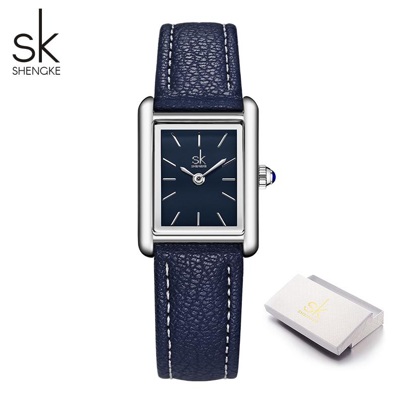SHENGKE Элегантные женские часы, лучшие брендовые женские кварцевые наручные часы, модные стили, женские лучшие подарки, часы