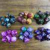 7Pcs/set D12 D20 For TRPG DND D4 D6 D8 D10 Polyhedral Dice DND Dice Table Game Game Dice