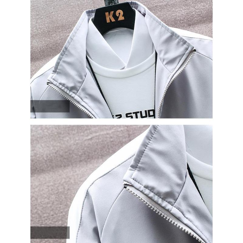 Мужской спортивный костюм, комплект из двух предметов, 2022, мужские комплекты, спортивная одежда, весенне-осенняя куртка + брюки, повседневный спортивный костюм, мужская одежда в стиле хип-хоп