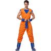 Adult Man Halloween Japanese Anime Son Goku Cosplay Costume Superheroes Role Play Orange Jumpsuit Fancy Dress Up