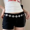 Belly Chain Metal Circular Ring Waist Chain Elegant Ethnic Belt Chain Dress Decoration
