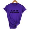 Sunshine Women T Shirt Harajuku Streetwear Short Sleeve 90S Ulzzang Graphic Tees Female Casual T Shirts
