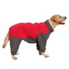 Warm Fleece Dog Jumpsuit Large Breeds Labradors Golden Retrievers Full Coverage Winter Pet Clothing