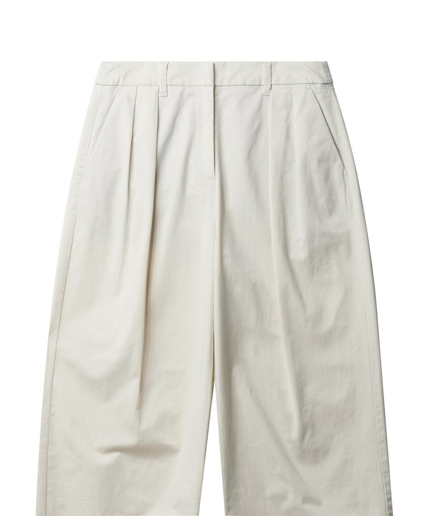MUSINSA STANDARD WOMAN Women'S Reverse-To-Tuck Wide Chino Pants [Cream]