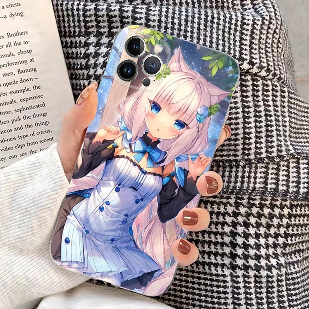 Чехол для телефона Nekopara для iPhone 15 8 7 6 6S Plus X SE 2020 XR XS 14 11 12 13 Mini Pro Max Мобильный чехол