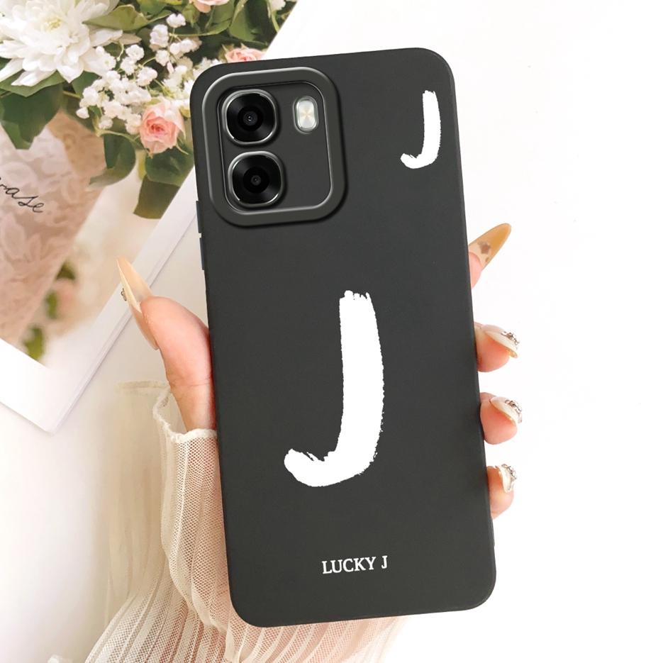 Чехол для Oppo A6 4G Чехол для Oppo A6x 5G CPH2783 Милый Чехол с Счастливыми Буквами Мягкий ТПУ Чехол для Телефона Для Oppo A6x 4G OppoA6 5G Задняя Крышка Fundas