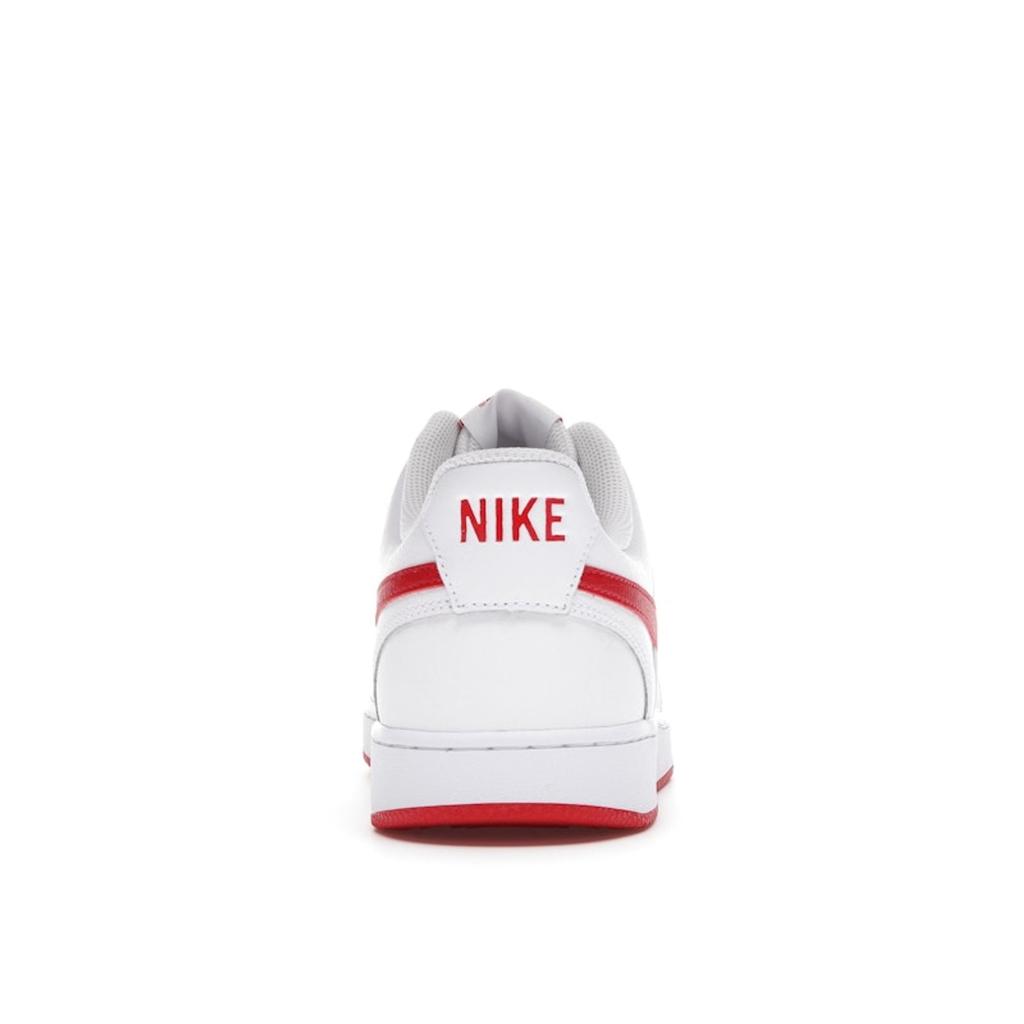 Nike Court Vision Low White University Красные мужские кроссовки CD5463-102