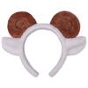 Handmade Cartoon Animal Ear Hair Band With Fluffy Lamb Horns Women Girls Sweet Style Headband Accessory