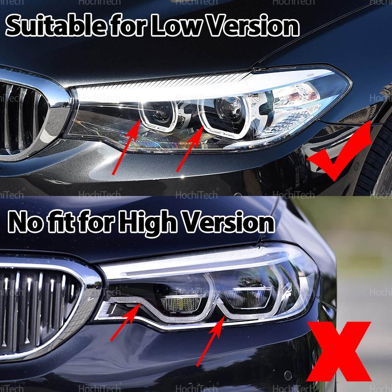 Белый светодиодный модуль ДХО «Ангельские глазки» для BMW 5 серии G30 G31 G38 M5 F90 до рестайлинга 2017 2018 2019 2020