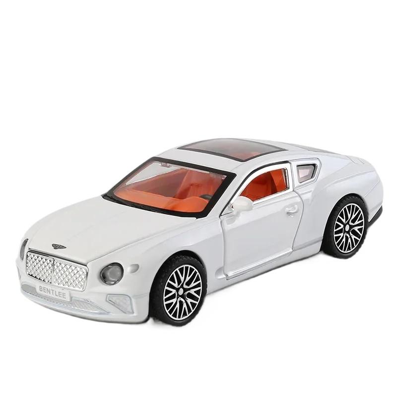 1/32 Bentley Continental GT литая модель автомобиля из металла имитационная модель автомобиля звуковая и световая коллекция детская игрушка подарок