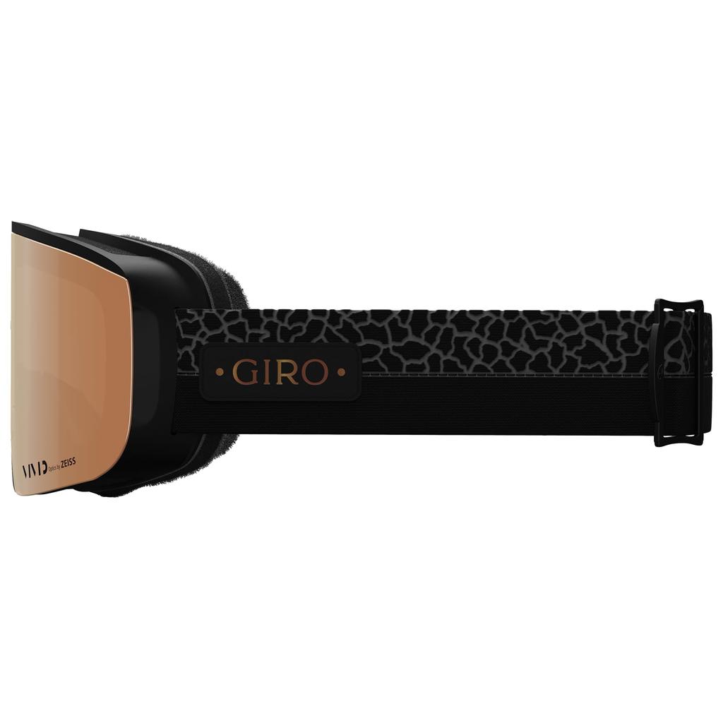 Горнолыжные очки Giro Ella Asian Fit - Очки для сноуборда для женщин - Черный ремешок Craze с яркими медными/яркими инфракрасными линзами