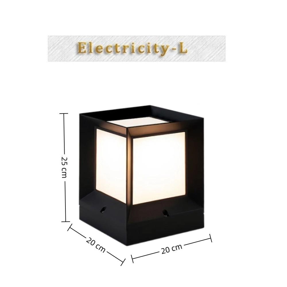 220V Column Lights Column Pier Pillar Cap Lights Modern Pillar Lamp Garden