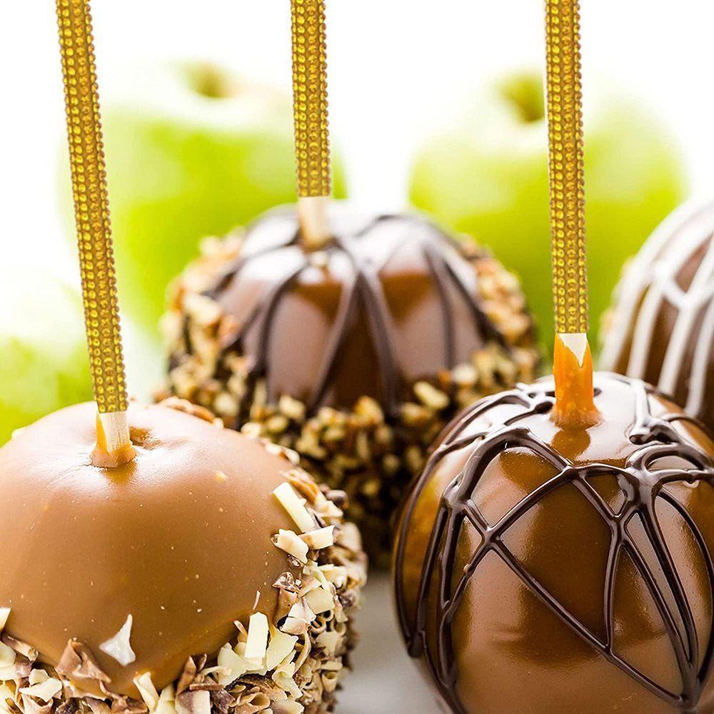 Rhinestone Crystal Fruit Skewer Sticks Bamboo Cake Chocolate Caramel Sticks Apple Sticks Christmas