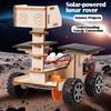 Детская наука и техника, самодельный маленький лунный исследовательский автомобиль, игрушечный солнечный автомобиль, физическая модель, научный эксперимент