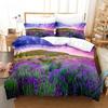 Purple Bedding Set Linens Duvet Cover Bed Quilt Pillow Case 3D Comforter Lavender Butterfly Double Full King Queen Twin Single