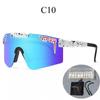 Adjustable Square Frame Unisex Cycling Sunglasses with UV Protection