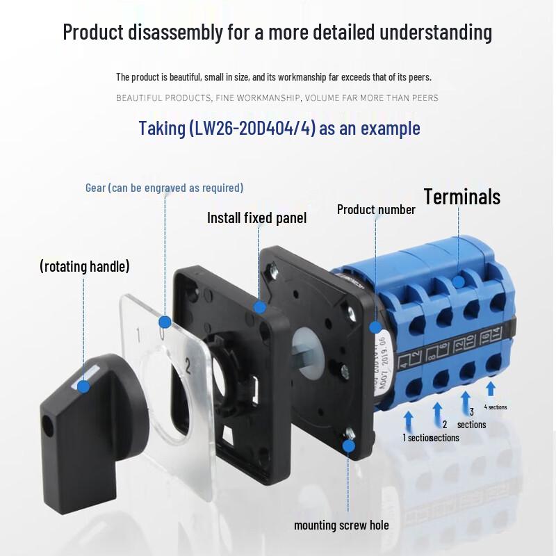 SIJIN LW26 Universal Dual Power Transfer Switch