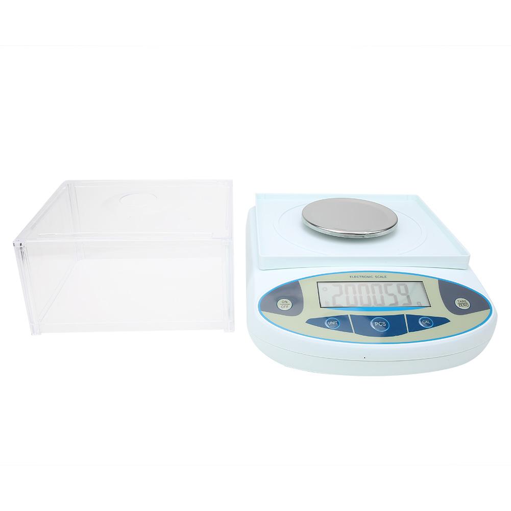 1000g x0.01g Digital Lab Analytical Balance Precision Scale with 500g Weight