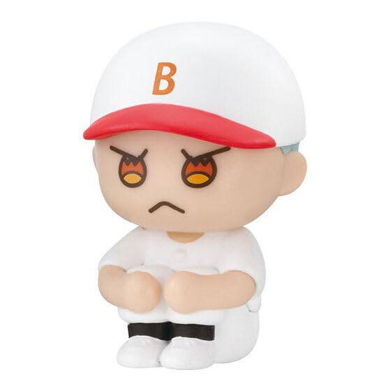 Machiboke Baseball Player All 5 Types Set Full Comp Gacha Gacha Capsule Toy