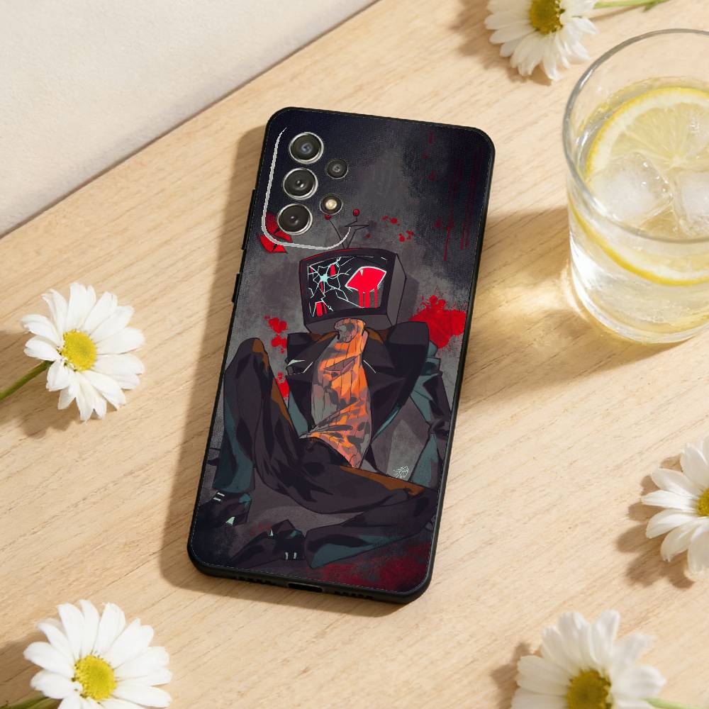 V-Vox Sleek Trendy Vibe Phone Case For Samsung S25,S24,S21,S22,S23,S30,Ultra,S20,Plus,Soft Black Shell