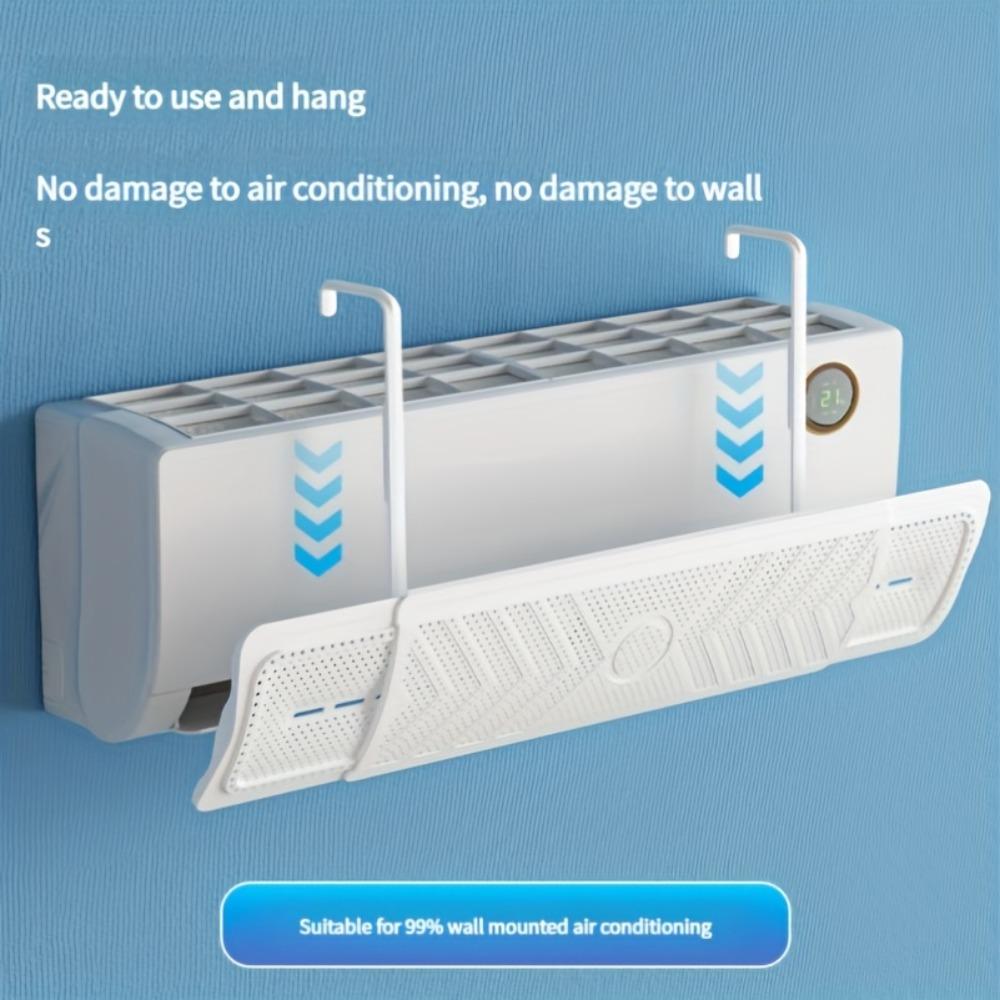 All-in-One Air Conditioner Deflector Easy To Install Universal Vent Deflector Cover Air Outlet