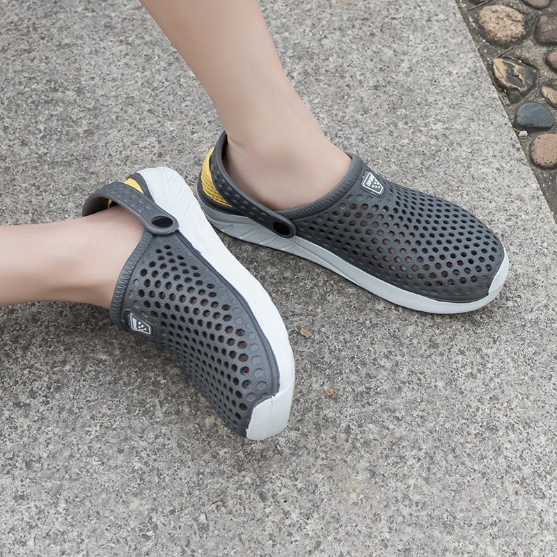 Унисекс летние садовые сабо сандалии легкие дышащие пляжные уличные тапочки для мужчин женщин 36-45