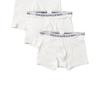 Polo Ralph Lauren FW22 Буквенный логотип Жаккардовые трусы-боксеры 3 шт. Мужское нижнее белье Белый 714835885-001