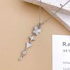 Necklace Tassel Bow Necklace Accessories Women's Light Luxury Elegance Temperament Premium Titanium Steel Necklace
