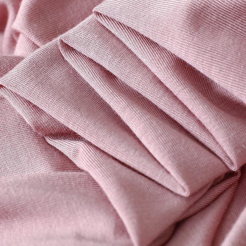 Модал с подушечками для бюстгальтера, макси-платье с короткими рукавами, женские летние ночные рубашки без стальных колец с круглым вырезом и без бюстгальтера больших размеров