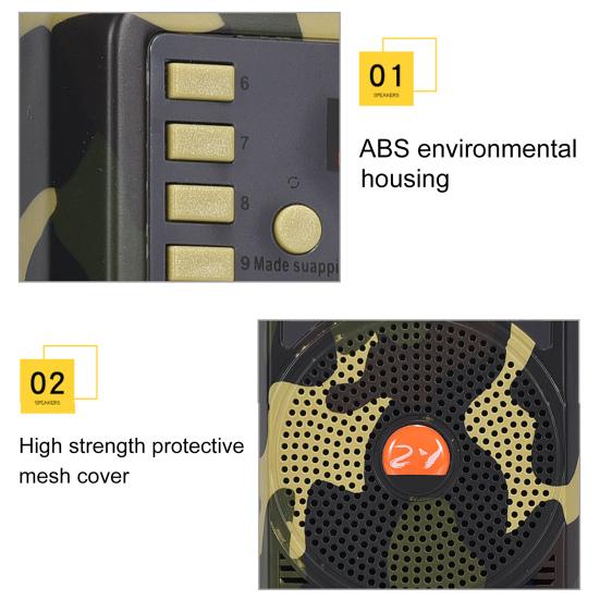 Voice Amplifier High Power HiFi Infrared Remote Controller Camouflage Bluetooth-compatible Electric Hunting