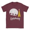 Funny Wise Men Epiphany Three Kings Day T-Shirts Men Round Neck Cotton T Shirt Christian Short Sleeve Tees Party Clothing
