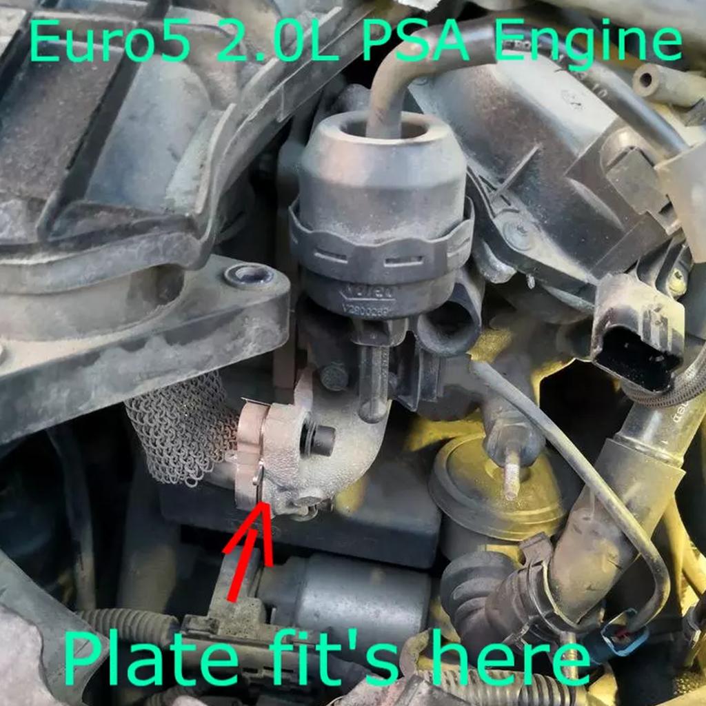 EGR Valve Blank Plate for Ford Mondeo Kuga Focus 2.0L TDCi Euro5 DW10CTED4