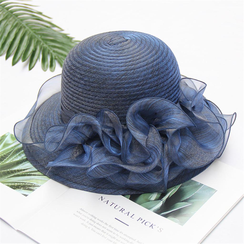 (Projector)Women's Organza Church Fascinator Bridal Tea Party Wedding Hat
