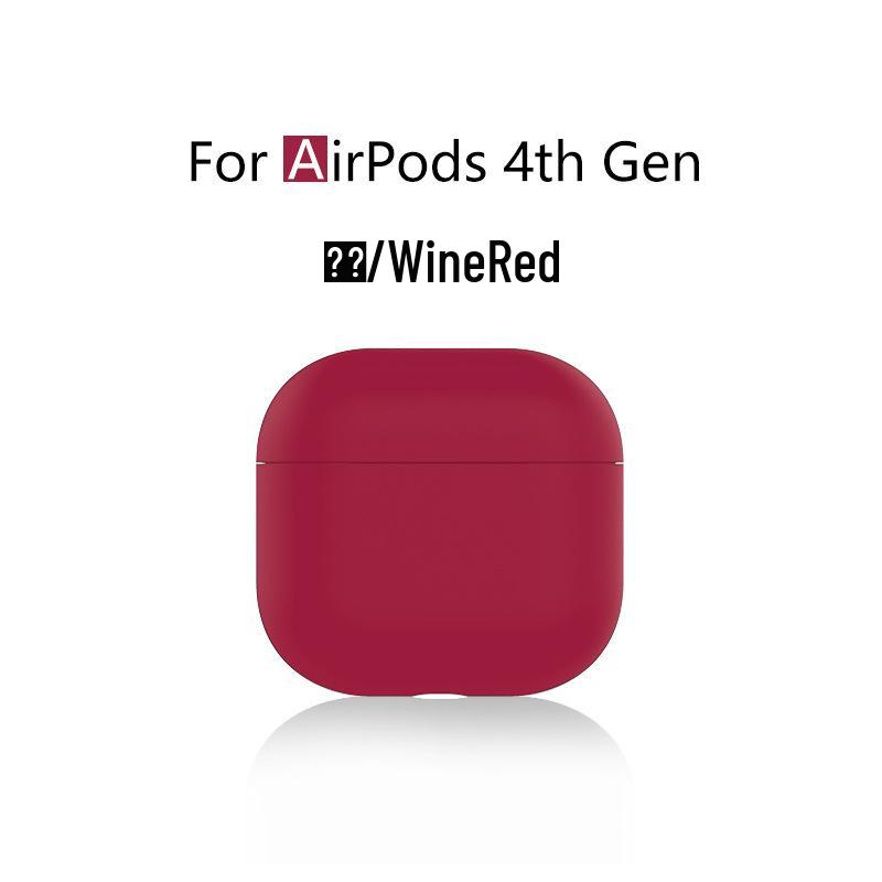 Совместимый силиконовый защитный чехол для Apple AirPods 4-го поколения и AirPods Pro 3