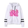 New Breast Cancer Print Hoodies Women Spring Autumn Fashion Pullovers Ladies Solid Color Hooded Full Sleeve Sweatshirt