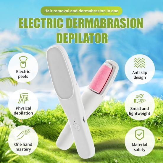 Электрическая пилка для ног эпилятор 2-в-1 удалитель омертвевшей кожи для ног профессиональная пилка для удаления мозолей мягкая эксфолиация инструмент для ухода за ногами