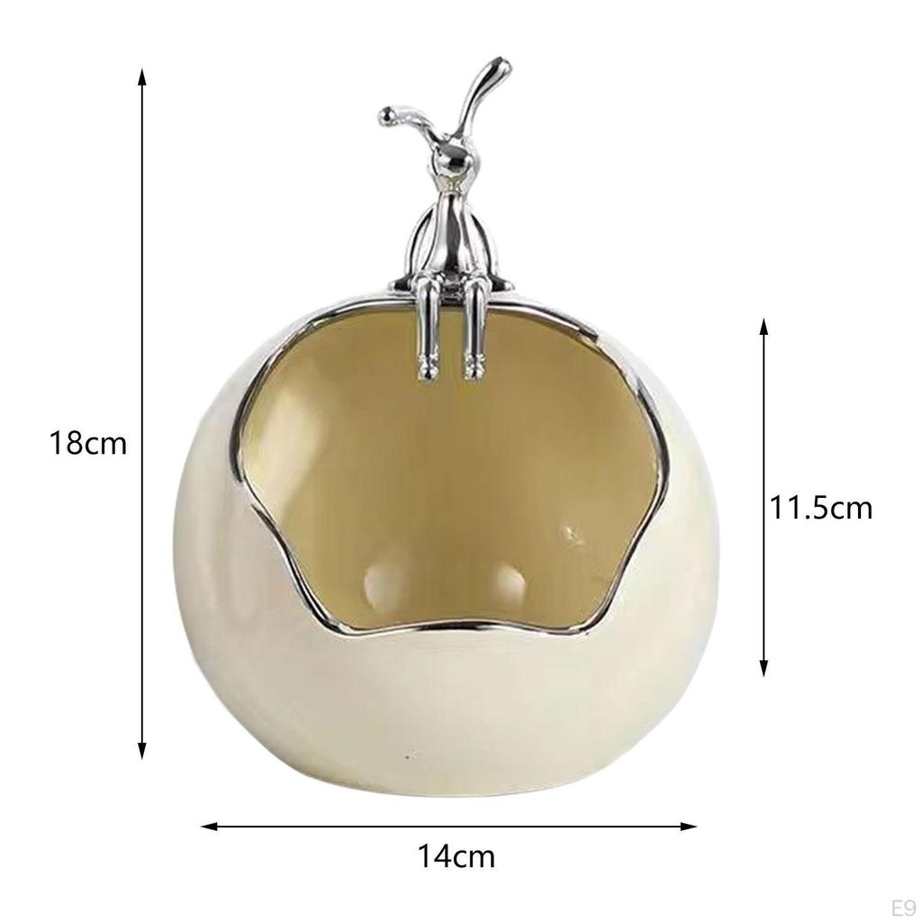 Ceramic Bunny Storage Box for Home and Office Decor