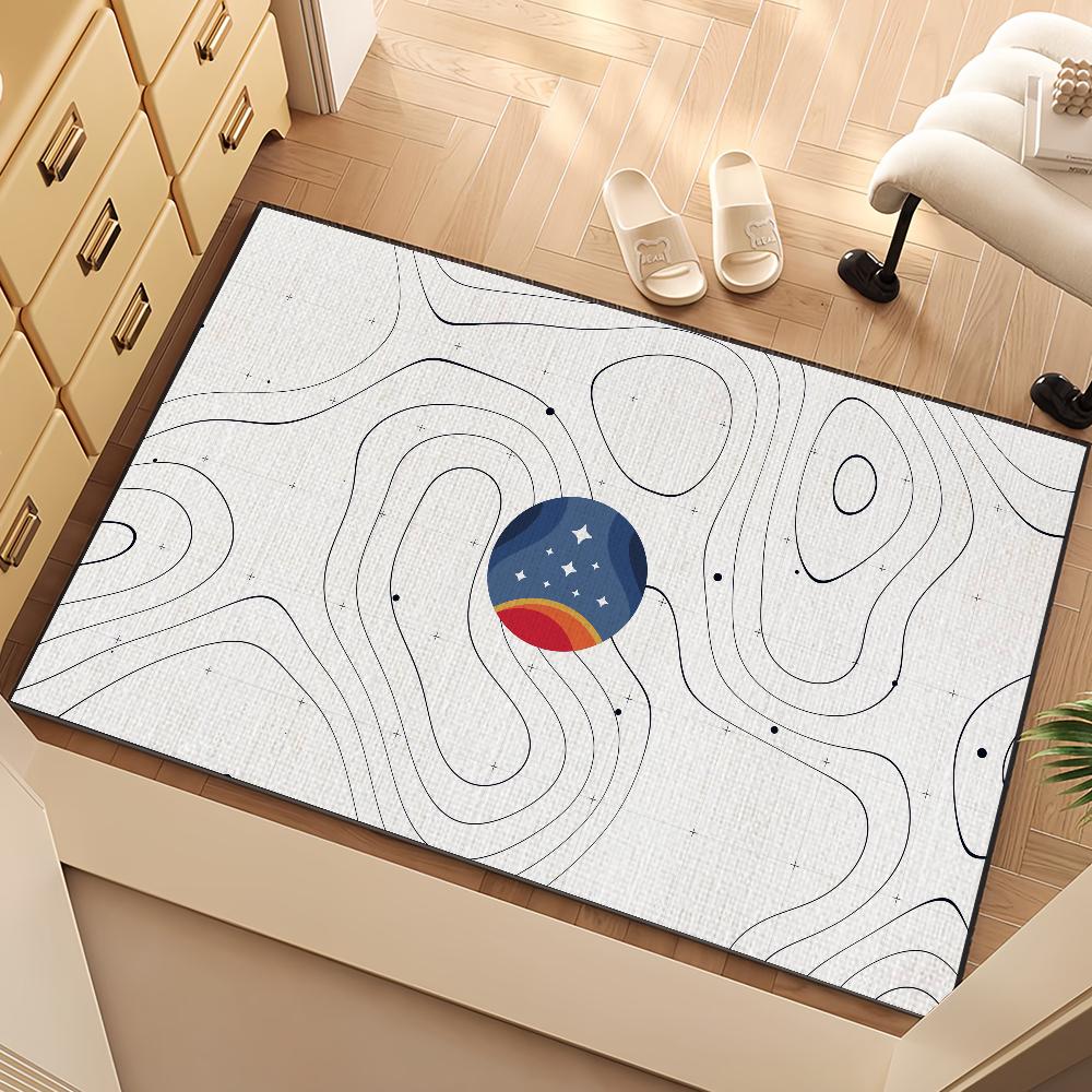 Game Starfields Small Carpet Bedside Kitchen Bath Living Home House Bedroom Floor Mat Doormat Rug Decoration