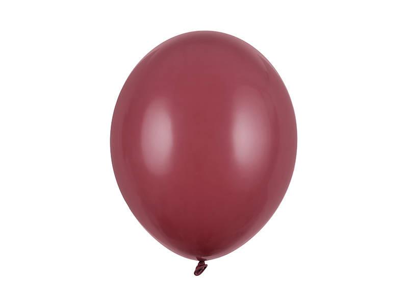 Strong Latex Balloons, Burgundy, Pastel Prune, 12Cm, 100 Pcs