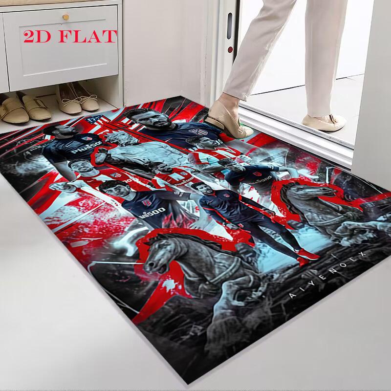 Atleti Carpet Rug for Living Room Bedroom Home Sofa Decoration,Kids play Nonslip Floor Mat