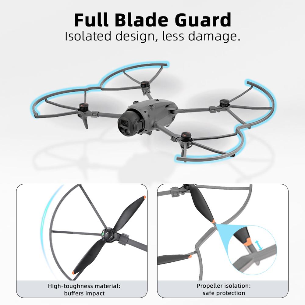 4 PCs Propeller Guard Anti-Collision Propeller Protection Ring Guard for DJI Mavic 4 Pro Drone Accessories