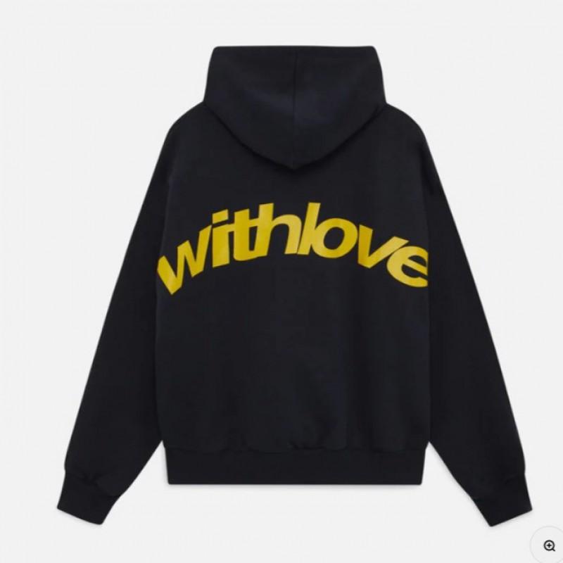 Unisex Vintage Hooded Sweatshirt Loose Fit Streetwear Letter Print Pullover Multi-color Top