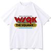 WSQK The Squawk 945 FM Футболка Летняя Мужская Женская Y2K Роскошная Мода Удобное Качество Оверсайз Футболка