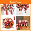 New Year Gift! Pom Pom Chinese Knot Hair Clip Hairpins Headwear Bow Tassel