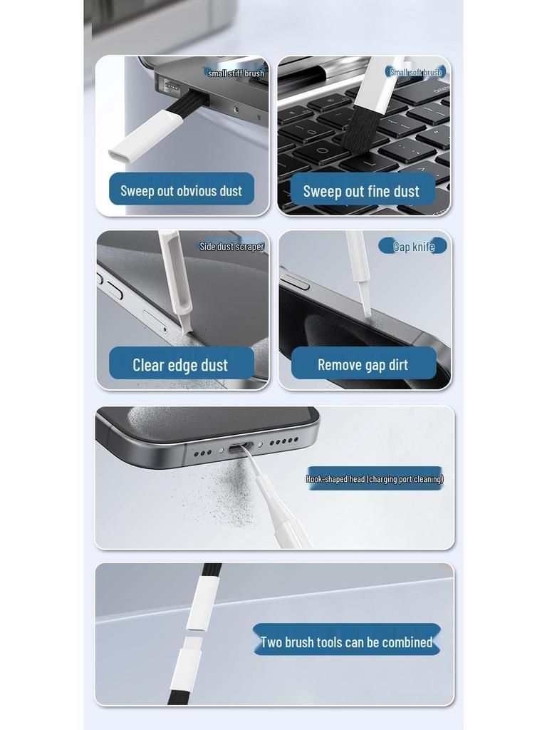 K22 Многофункциональный набор для чистки 22-в-1 для клавиатур, гарнитур и экранов