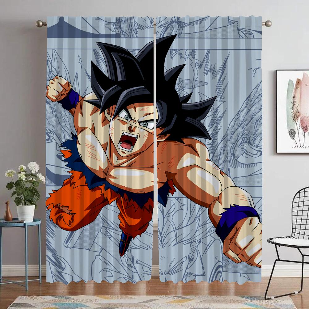 Dragon Shades Home Interior Curtains 2 Pieces Elegant Room Curtains for Camera Window Curtain Halloween Decoration Partition