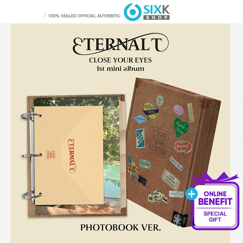 CLOSE YOUR EYES The 1st Mini Album [ETERNALT] - PHOTOBOOK VER (Online Benefit)
